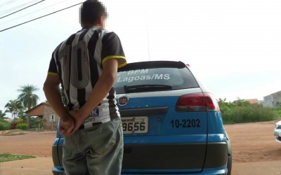  Menor de 15 anos é apreendido após pegar motocicleta emprestada de pintor  