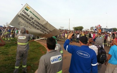 Obra de 7.000 empregos que já consumiu R$ 3,2 bi completa dois anos parada