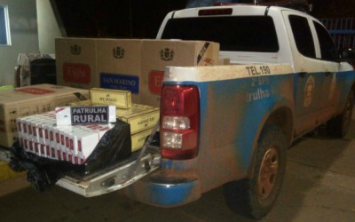 Três-lagoenses são presas com 3 mil maços de cigarros contrabandeados