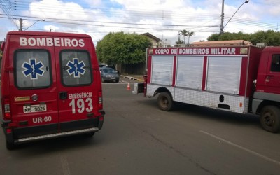 Acidente entre carro e bicicleta deixa ciclista ferida 