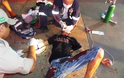 Jovem sofre tentativa de homicídio e está em estado grave
