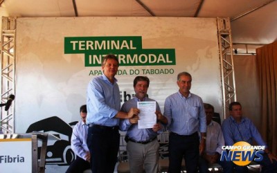 Fibria inicia obras de terminal intermodal em Aparecida do Taboado 