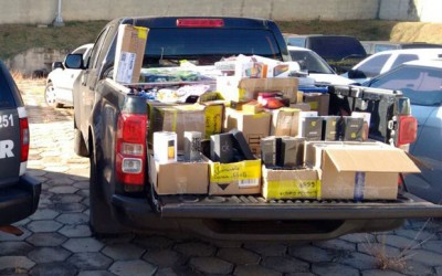 Três-lagoense é flagrado com mercadorias ilegais avaliadas em R$ 50 mil 