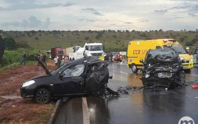 Acidente na BR 163 deixa um morto e causa congestionamento 