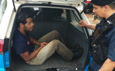 Ladrão “bebum” tenta furtar som e acaba dormindo dentro de veículo