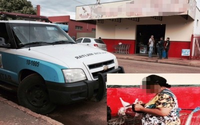 Aposentada ”folgada” dá mau exemplo e pratica furtos seguidos em supermercado 