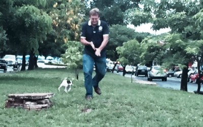 Boa ação em resgate de cachorro gera admiração no Centro da cidade 