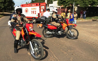 Acidente no bairro Santa Terezinha deixa duas mulheres feridas 