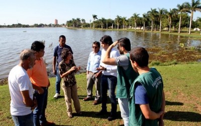 Prefeitura e Embrapa Pantanal estudam criar termo para manejo dos animais da Lagoa Maior