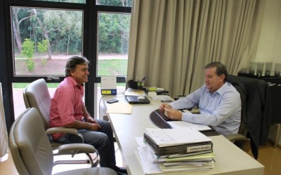 Deputado Eduardo Rocha recebe Vereador do Município de Três Lagoas