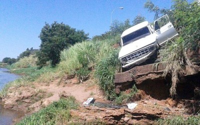 Camionete D-10 que desceu rua desgovernada era de Três Lagoas 