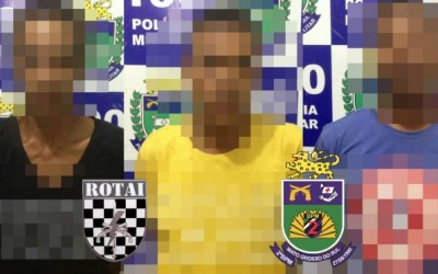 PM recaptura fugitivo e prende 2 por disparo de arma, embriaguez e resistência