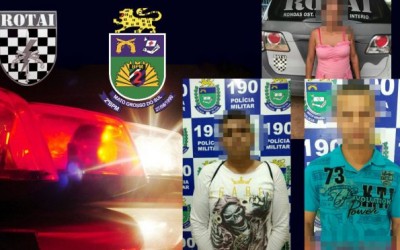 Policiais Militares prendem 4 com mandados de prisão em menos de 13 horas 