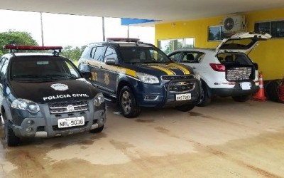 Carga milionária de cocaína é apreendida em ação conjunta da PRF e Policia Civil 