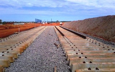 Fibria avança com obras do terminal intermodal em Aparecida do Taboado 