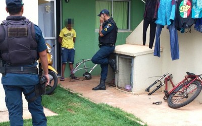 Polícia desarticula desmanche de bicicletas no Residencial Novo Oeste 