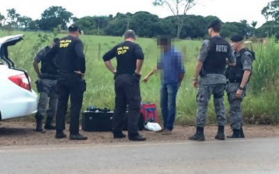 Veículos furam bloqueio do DOF e cerco policial é montado na BR-158 para prender traficantes 