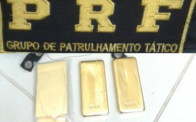 Mineiro é detido na BR-262 com barras de ouro sem procedência 