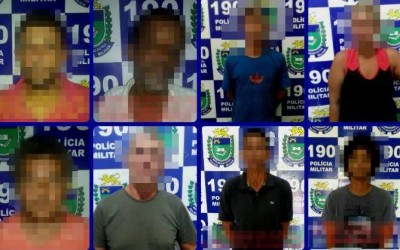 Polícia Militar cumpre 10 mandados de prisões em 5 dias