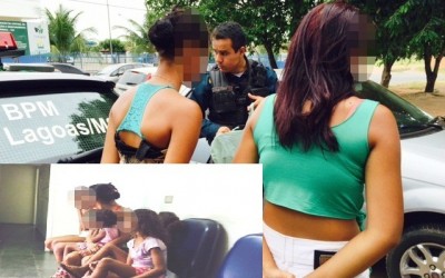 Crianças eram mantidas em festa regada com drogas e álcool 