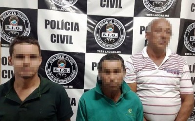 Durante investigações de furto em fazenda, SIG detém três pessoas 