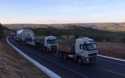 Fibria recebe a última grande peça para o Projeto Horizonte 2 em Três Lagoas 