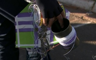 Brincadeira com pipa termina em acidente no Novo Oeste