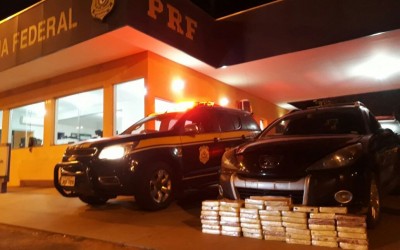 Carga milionária de cocaína e apreendida pela Polícia Rodoviária Federal