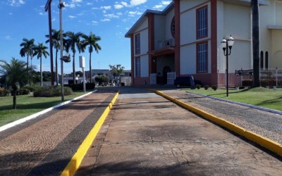 Na véspera do aniversário, área central e Igreja Matriz recebem últimos reparos