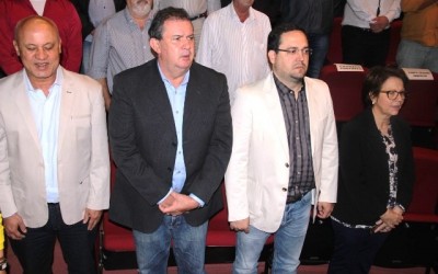 Deputado Eduardo Rocha prestigia assinatura de emendas federais para MS