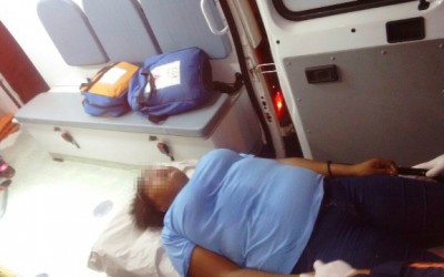 Após receber telefonema, haitiana passa mal e cai em via pública 