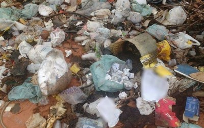 Internauta denuncia descarte irregular de lixo em terreno do Jd. Das Américas