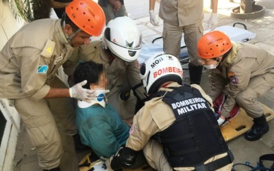 	 Acidentado tem moto furtada após acidente na área central 