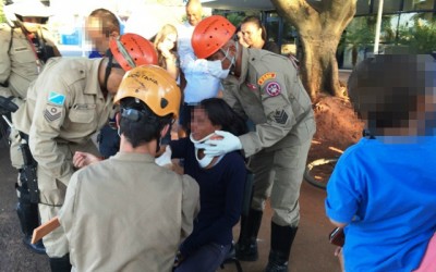 Criança de 2 anos sai ilesa em acidente na Lagoa Maior 