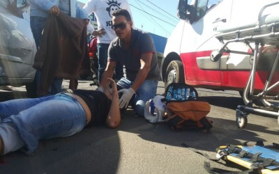 Mesmo de folga, socorrista do SAMU socorre funcionária de paneteria 