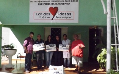 Empresários fazem doações de fraldas no “Lar dos Idosos” em Três Lagoas 