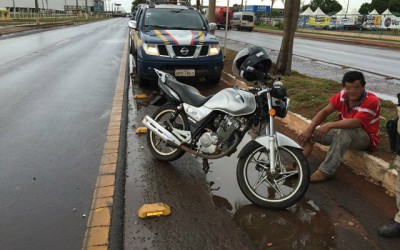 PRF atende ocorrência na BR-262; uma pessoa ficou ferida
