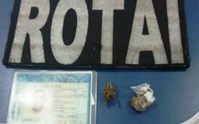 Além de ter um mandado de prisão em aberto, morador do Tocantins é detido com drogas 