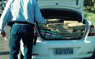 PMR encontra 619 quilos de maconha e prende quatro pessoas na MS-395