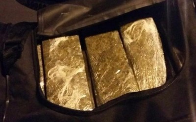 Homem é preso com 10 tabletes de maconha que seria levado para o Presídio de Segurança Média
