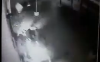 Vídeo mostra grave acidente em restaurante na Lagoa Maior 