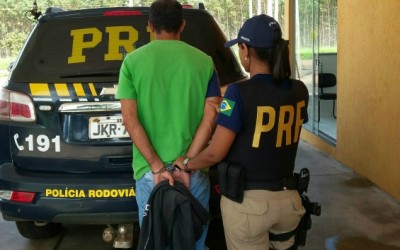 Foragido de Jardim e Campo Grande é preso pela PRF de Três Lagoas 