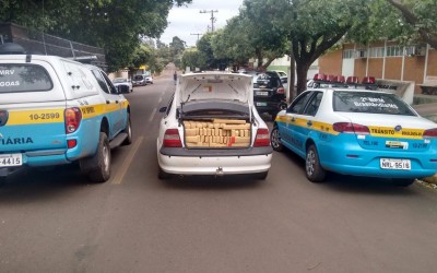 Polícia Militar Rodoviária intercepta carregamento de drogas e munições na MS-395 