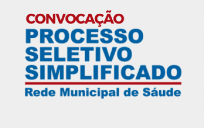 Prefeitura anuncia primeira convocação de aprovados no Processo Seletivo Simplificado para a Saúde