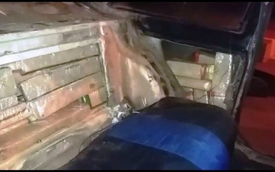 PRF apreende drogas em estacionamento de hotel em Água Clara