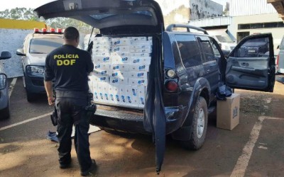 Pajero com placas de Três Lagoas é apreendida pelo DOF 