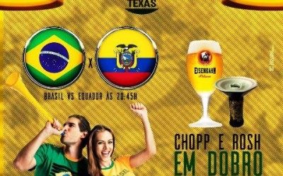 É hoje....Chopp e Rosh em dobro na Tabacaria Lounge Texas