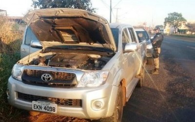 Camionete de luxo clonada é apreendida pela PRF de Três Lagoas