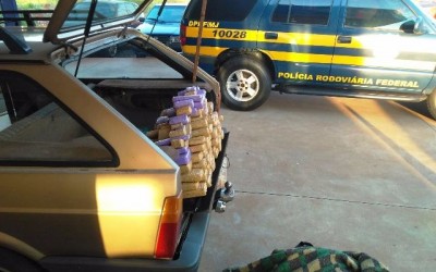 PRF intercepta 48 Kg de maconha que seria entregue em Três Lagoas 