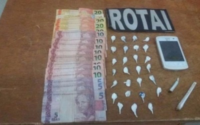 Jovem preso pela ROTAI revelou que venderia drogas em casa noturna de Três Lagoas